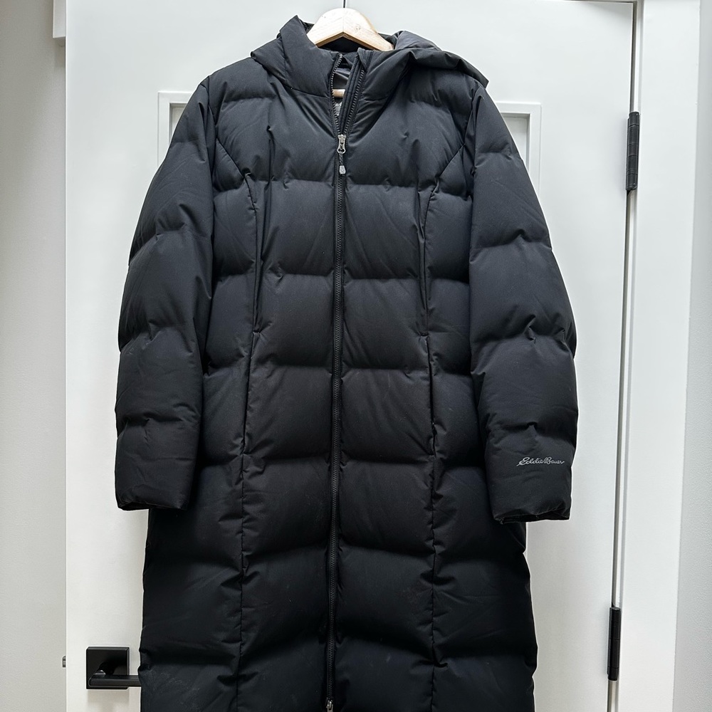 Eddie Bauer Women's Glacier Peak Seamless Stretch Down Duffle Coat